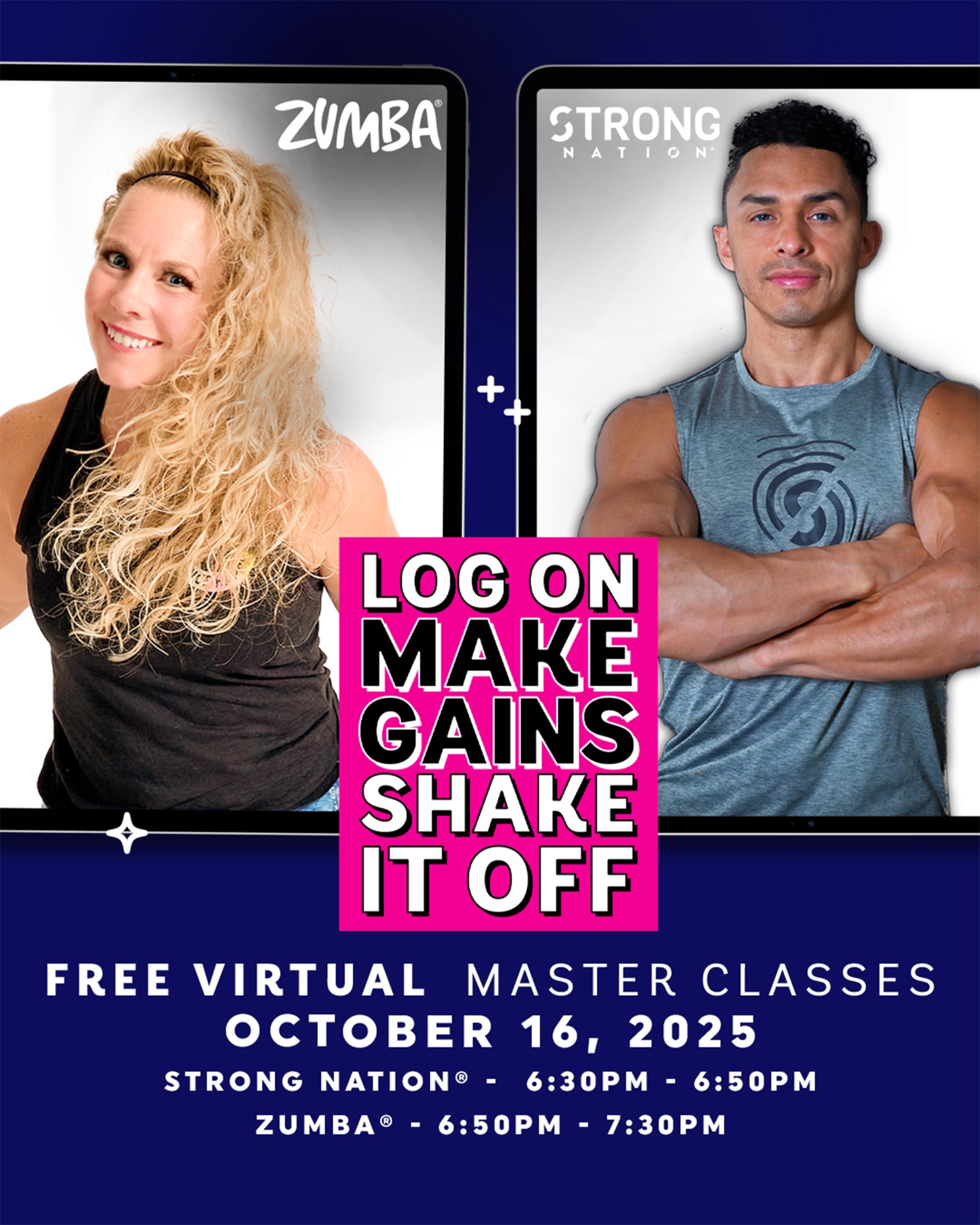 FREE VIRTUAL ZUMBA® AND STRONG NATION®
